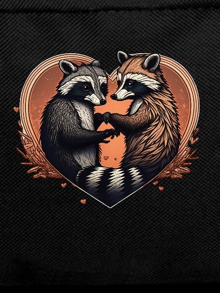 Raccoon Heart Valentine's Day