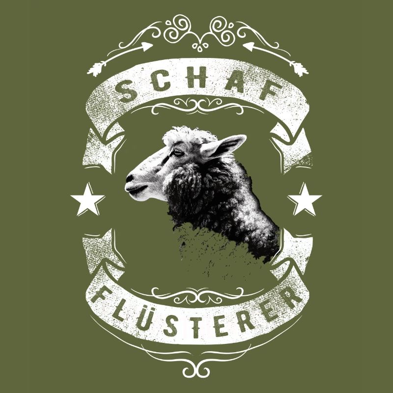 Schafflüsterer - Schaf Silhouette