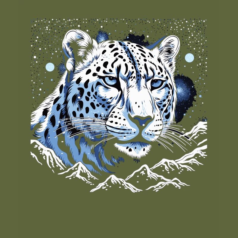 Celestial Snow Leopard Guardian