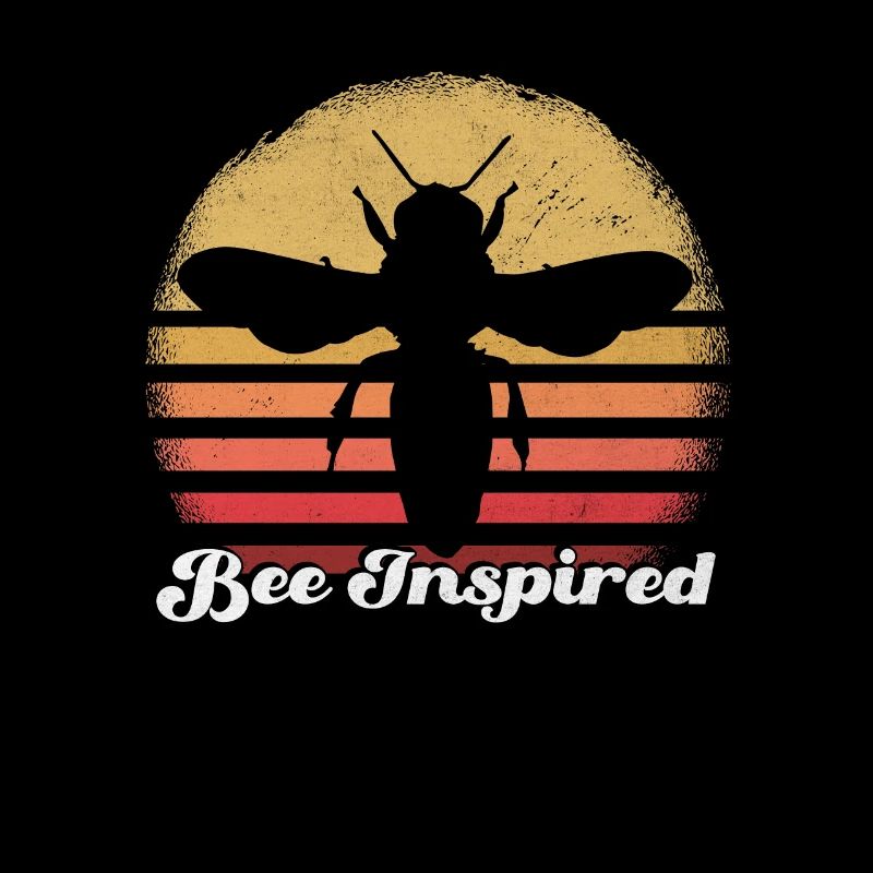 Bee-Inspired Positive Message, Bee Art