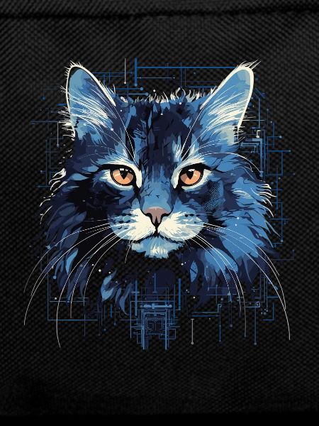 Maine Coon Cat Artistic
