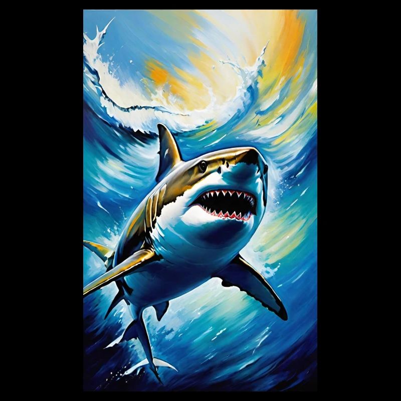 Requin | Grand requin blanc | Créature marine | Poisson