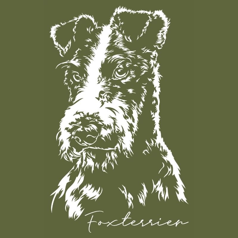 FOXTERRIER portrait de chien chasse chasseur de chien Wilsigns