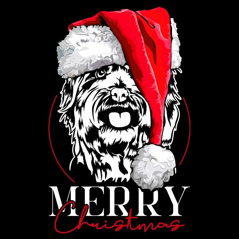 Père Noël Cairn Terrier joyeux Noël chiens Wilsigns