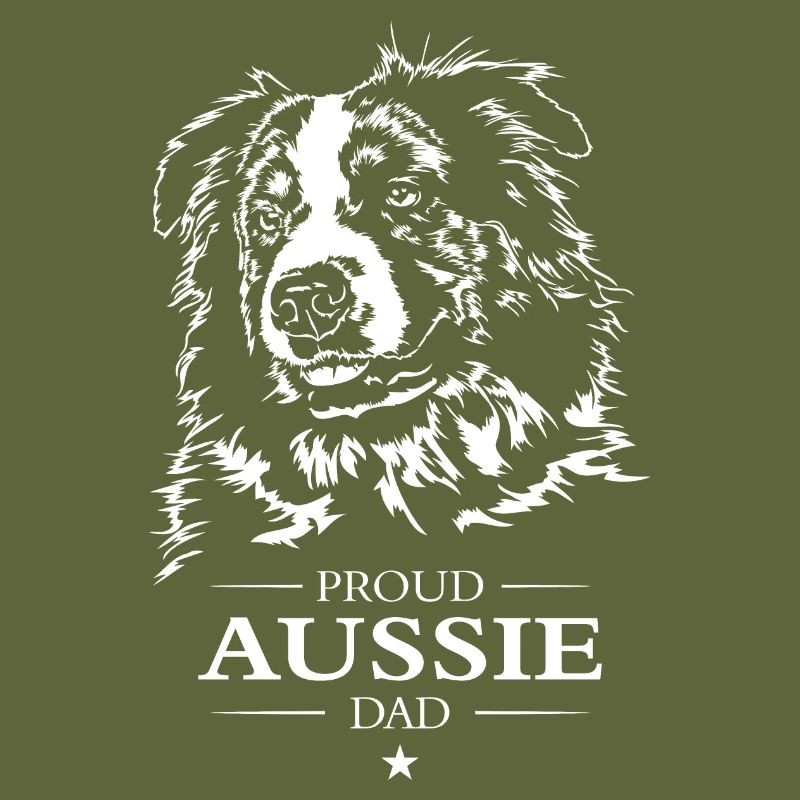 Aussie Dad Australian Shepherd Hunde Hund Wilsigns