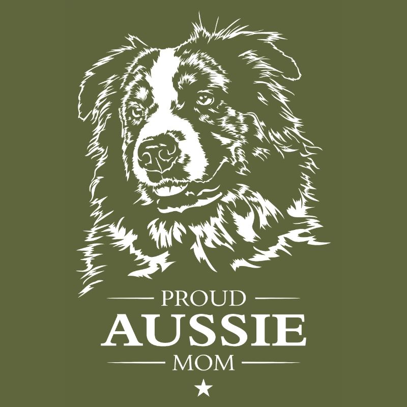 Aussie Mom Australian Shepherd Hunde Hund Wilsigns