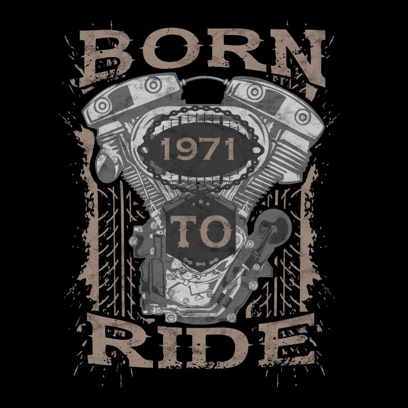 Born to Ride motorcycle 1971