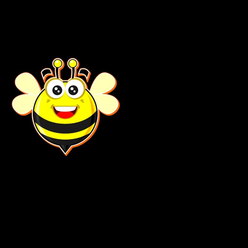 abeille heureuse