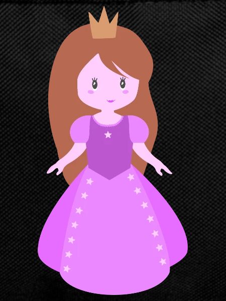 Princess girl figure