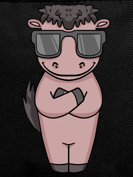 Horse with sunglasses