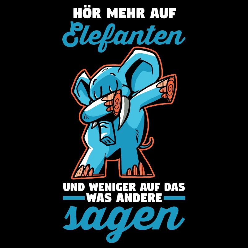 Dickhäuter Rüsseltier Dabbing Elefant