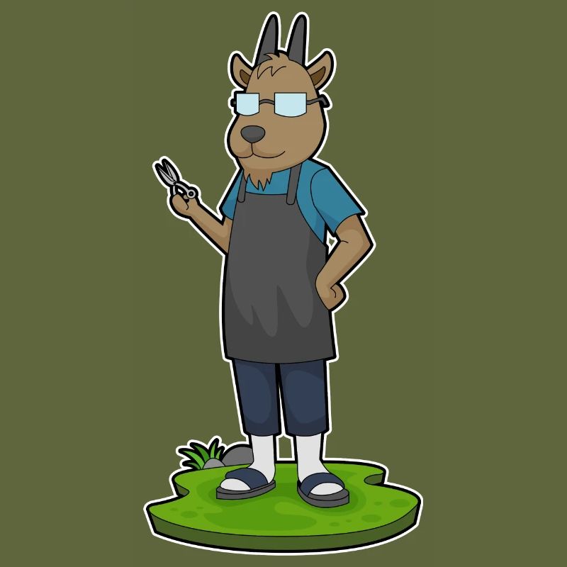 Coiffeur de chèvre Ciseaux