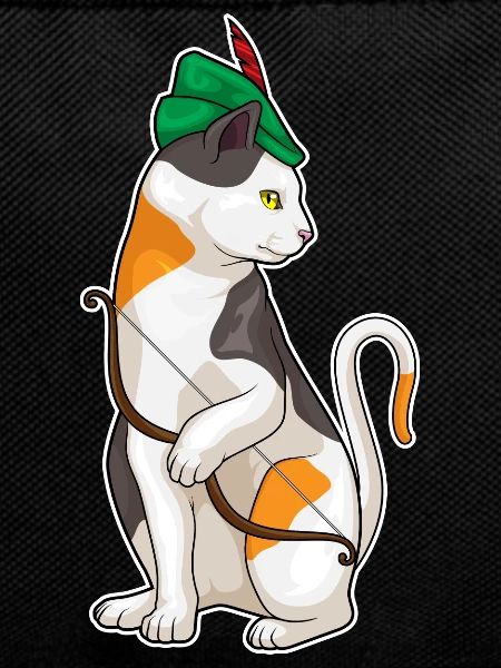 Cat Archer Bow