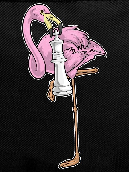 Flamingo Chess Piece King Chess