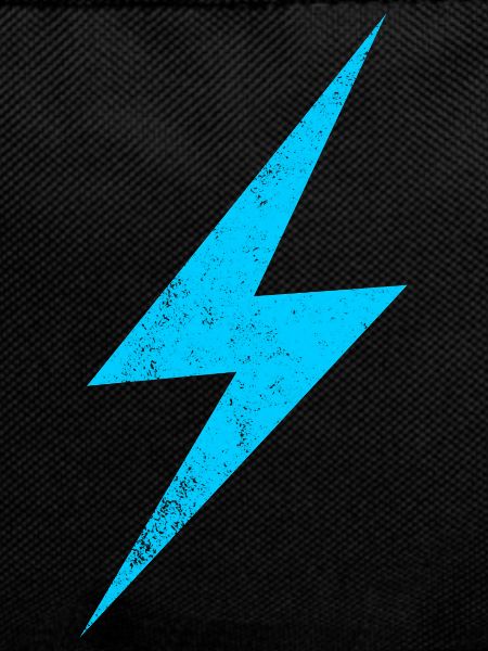 Neonblitz Blau Lightning Motiv