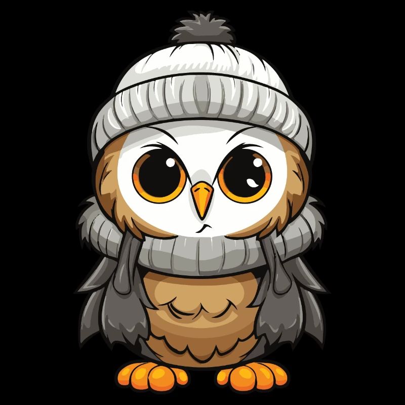 Owl Comic Winter Cozy