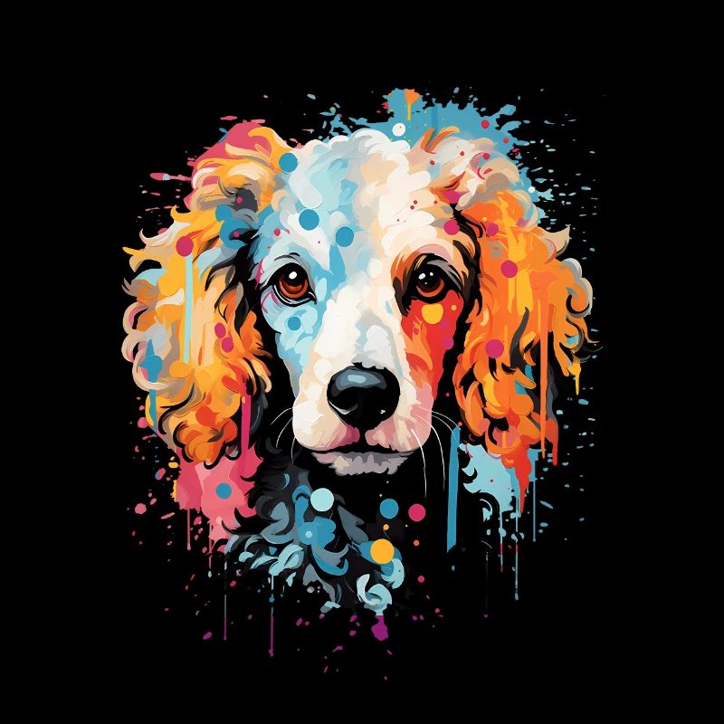 Poodle Colorful