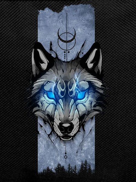 Mondwächter: Wolfs strahlender Blick