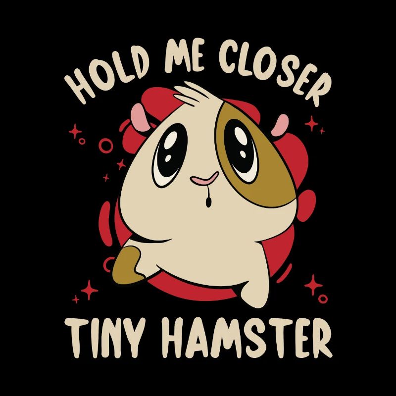 Hold Me Closer Tiny Hamster Hamster Owner Pet Love