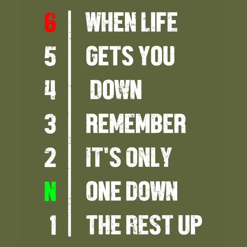 When Life Gets You Down Remember It's Only One Dow