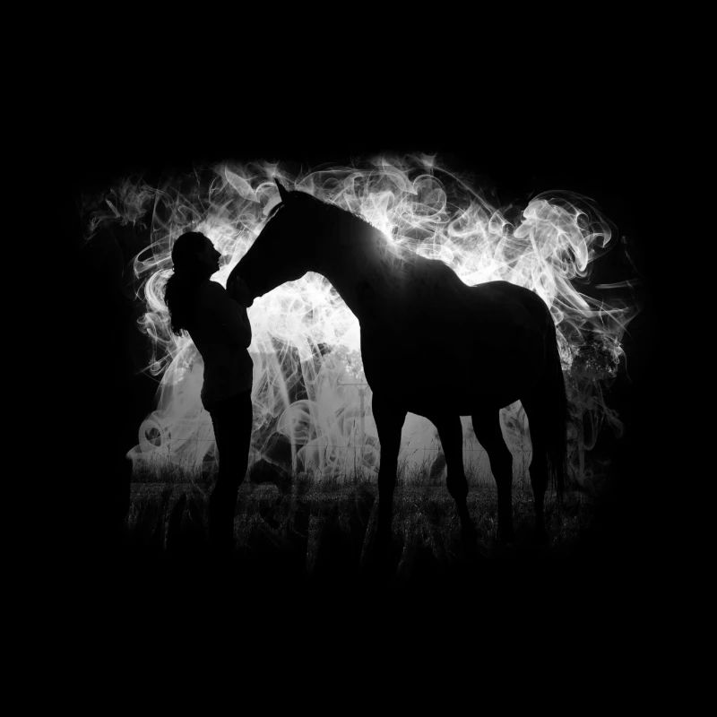 Fille avec cheval
