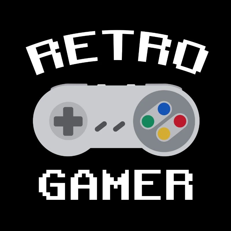Retro gamer white