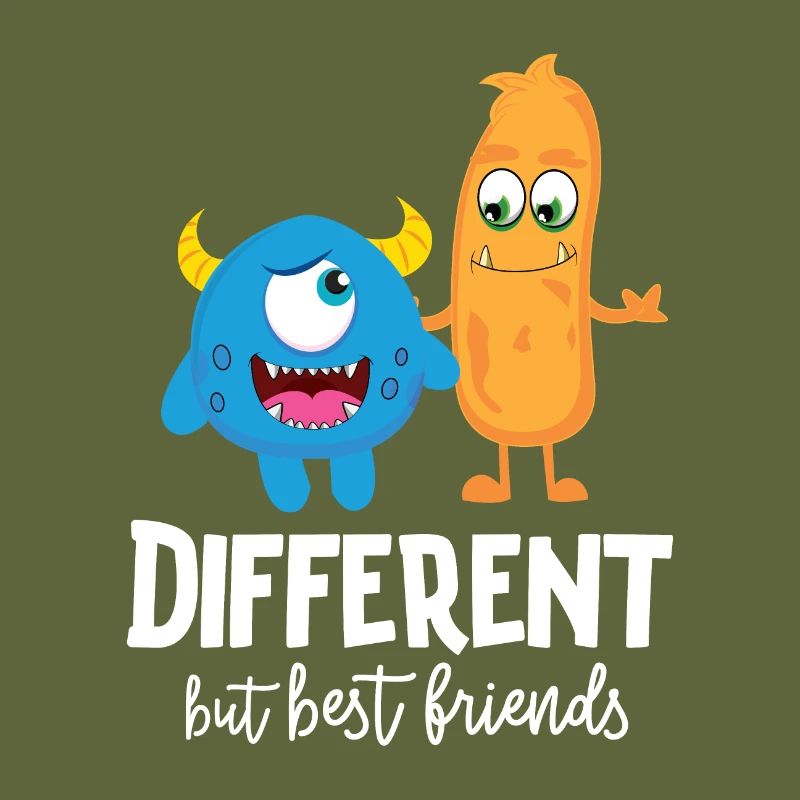 Amis avec des monstres différenciés