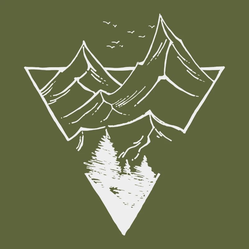 Triangle, Mountains & Forest