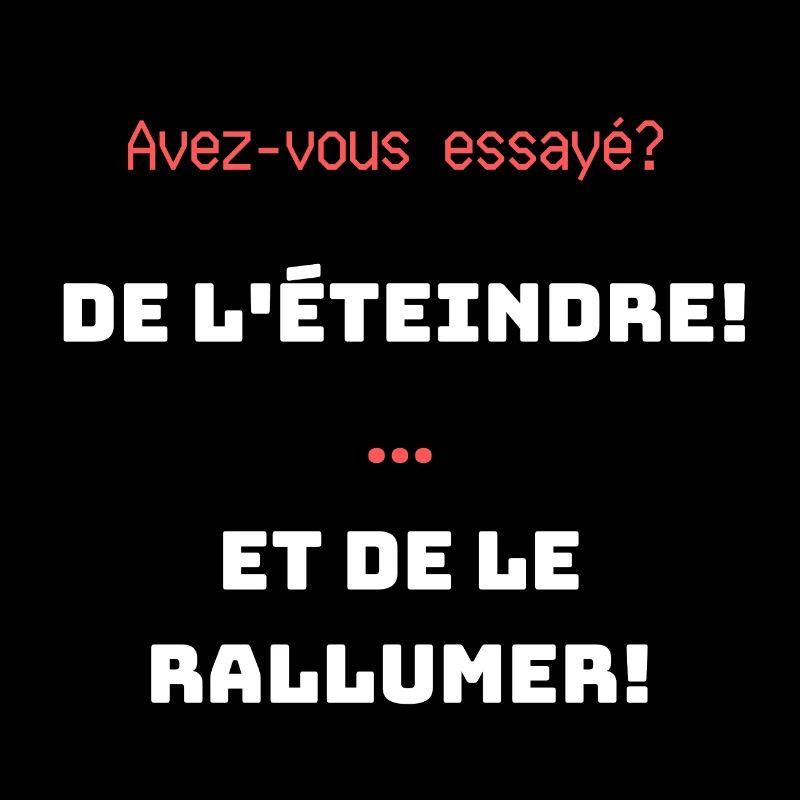 Avez vous essayé de l'éteindre et de le rallumer!