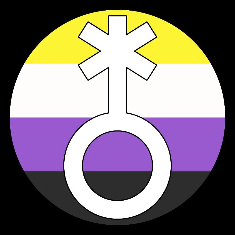 Symbol Nonbinary Non-Binary Nonbinary Gender