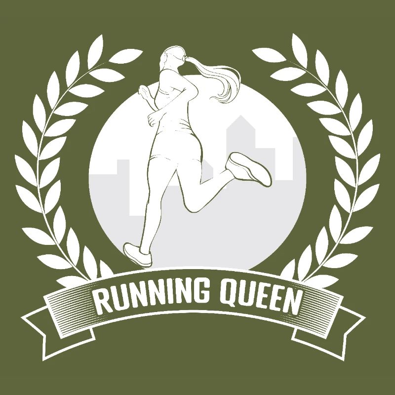Marathon Runner Running Queen Running Gift