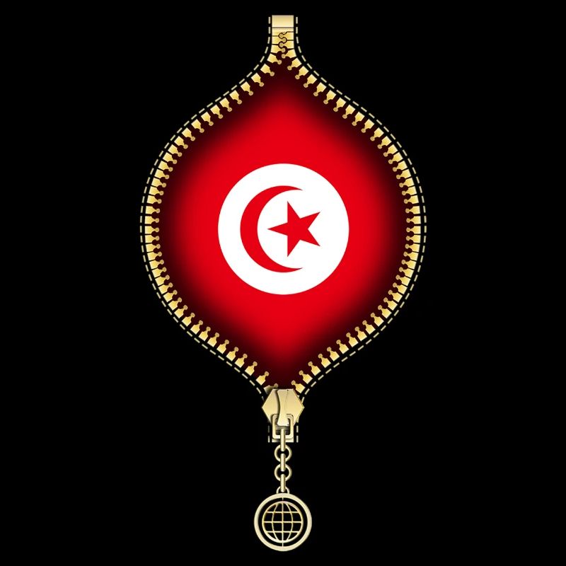 TUNISIE | DRAPEAU | SYNTHÉTIQUES URBAINS
