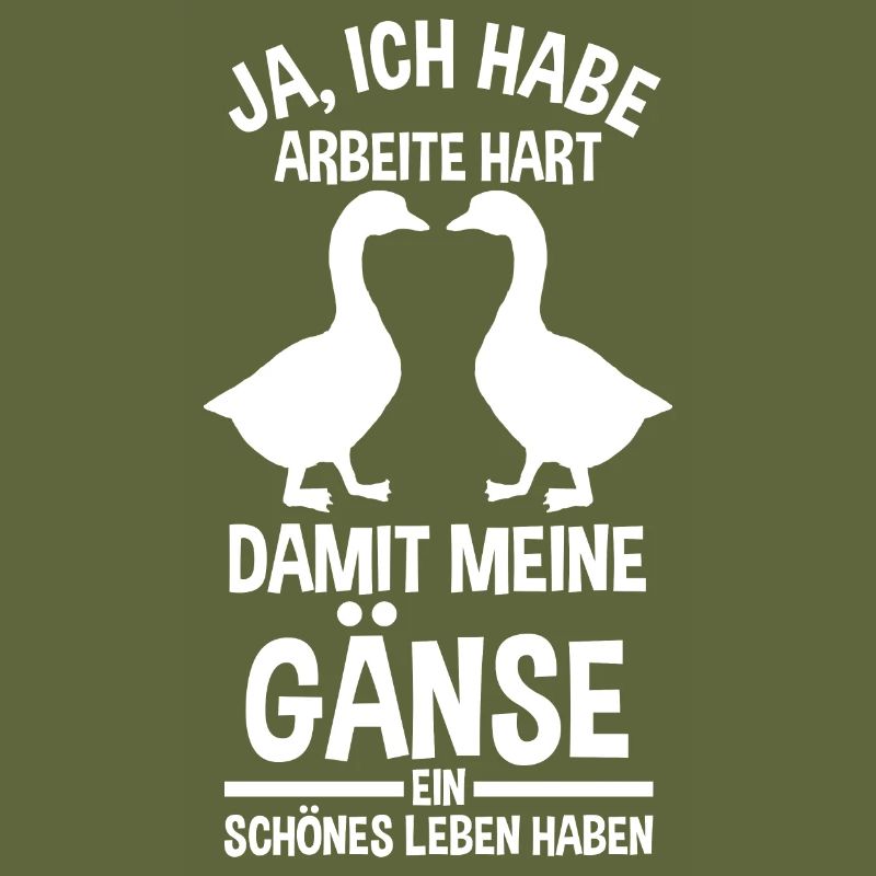 Gans Gänse Bauernhof Geschenk
