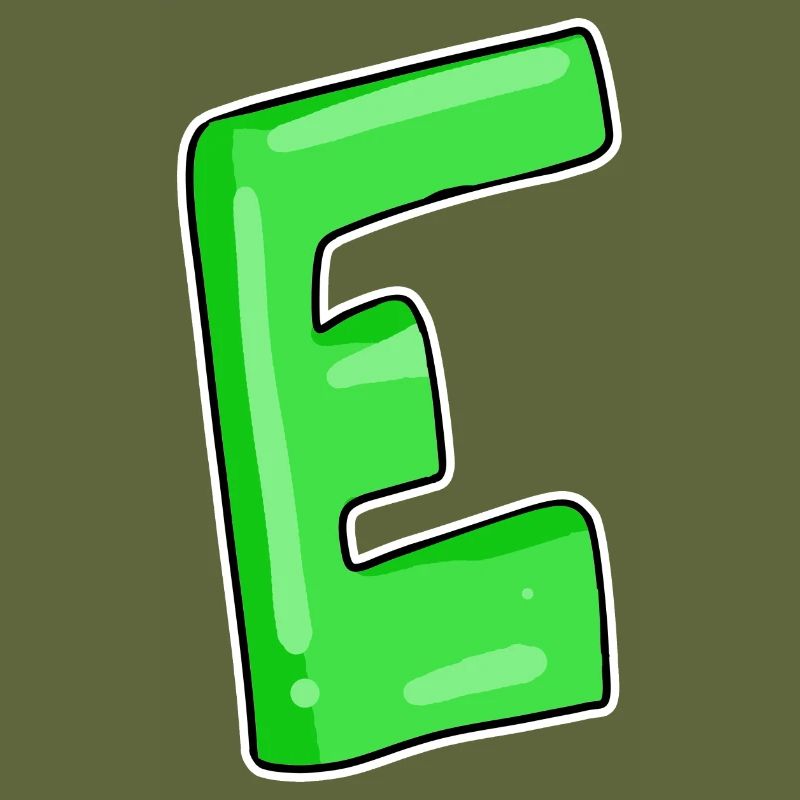 Buchstabe E Anfangsbuchstabe