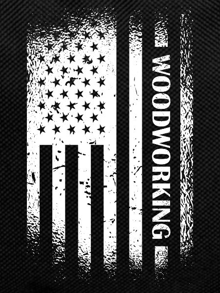 Carpenter USA Flag Woodworking