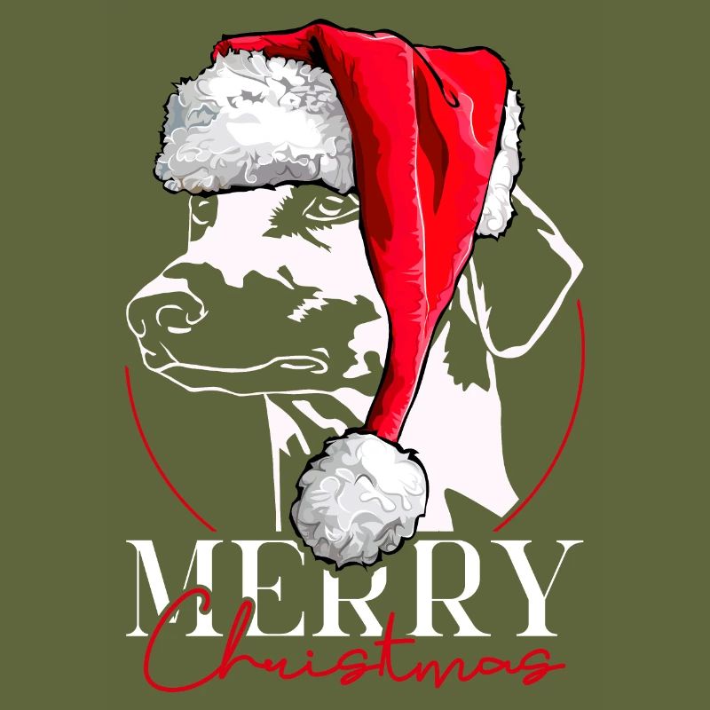 Père Noël Joyeux Noël Lévriers Wilsigns