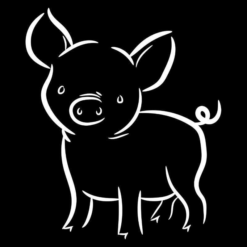 Cochon doux - bébé porcin
