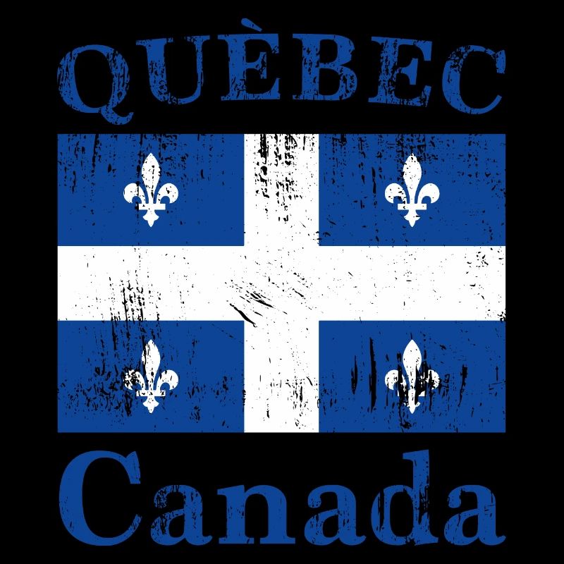 Drapeau du Québec Vintage