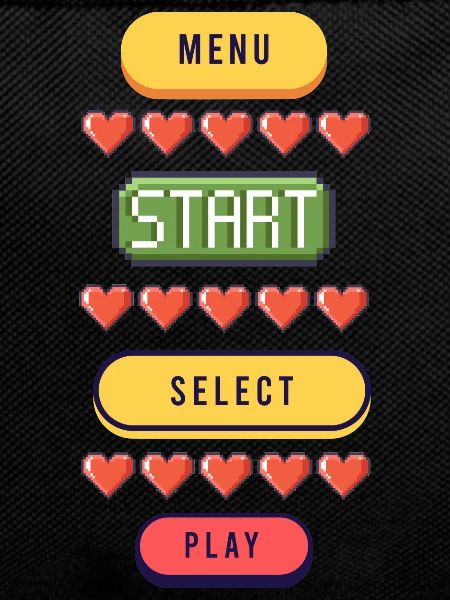 Menu Start Select Play - Gaming T-Shirt