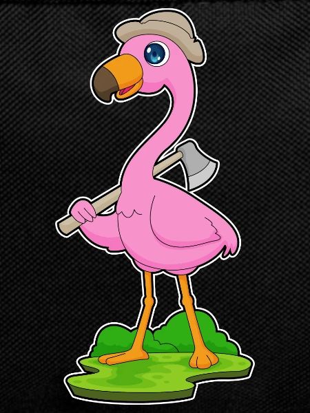 Flamingo Lumberjack Axe