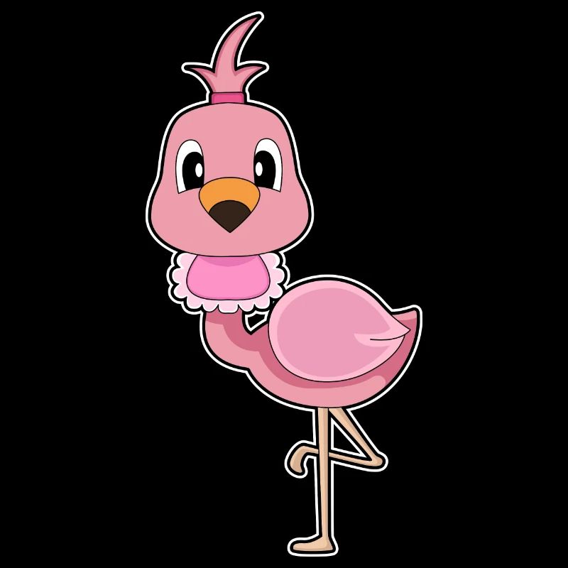 Flamingo Baby Bib