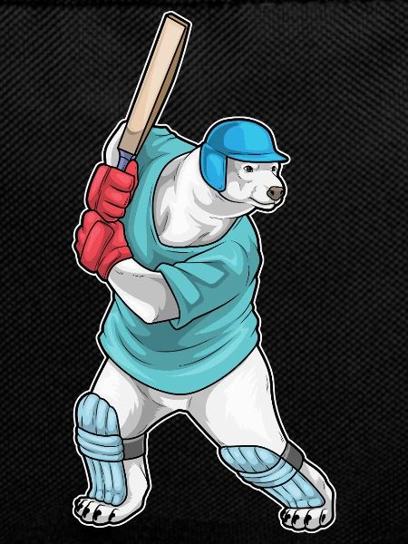 Polar Bear Cricket Cricket Bat