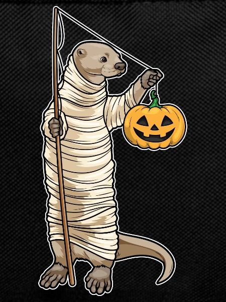 Otter Halloween Fishing