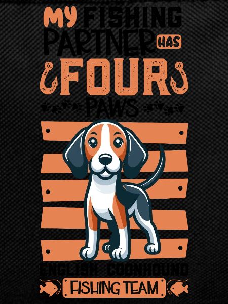 Fishing and American English Coonhound