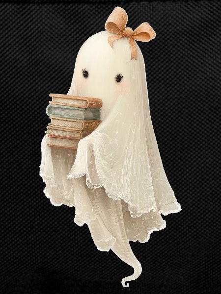 Geist mit Büchern