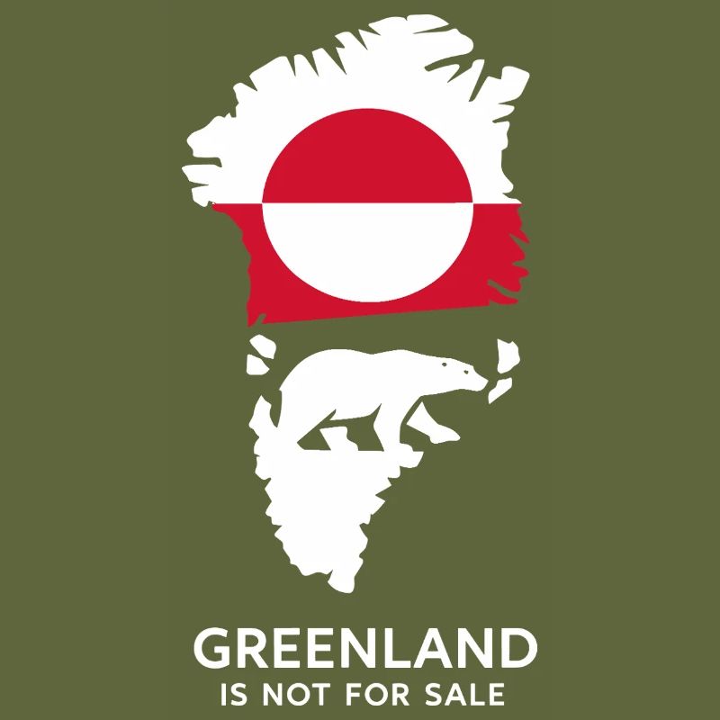 Grönland Polar Bär Flagge Arctic Nature Gift