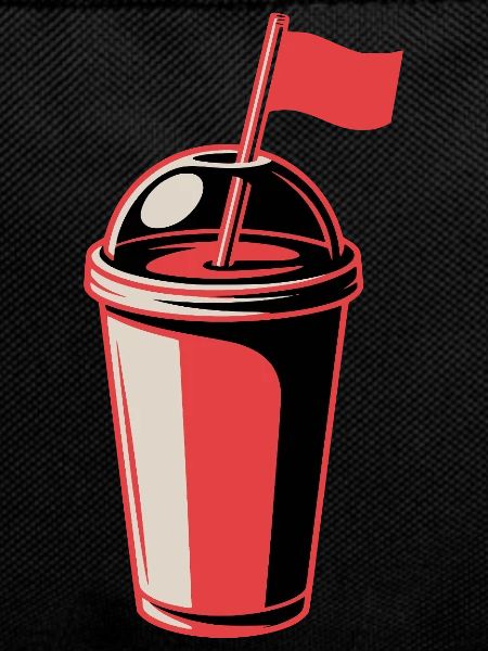 Red Flag Becher