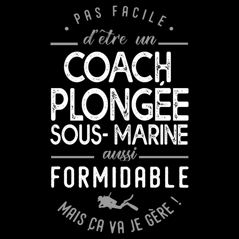 coach plongée sous-marine cadeau moniteur plongée