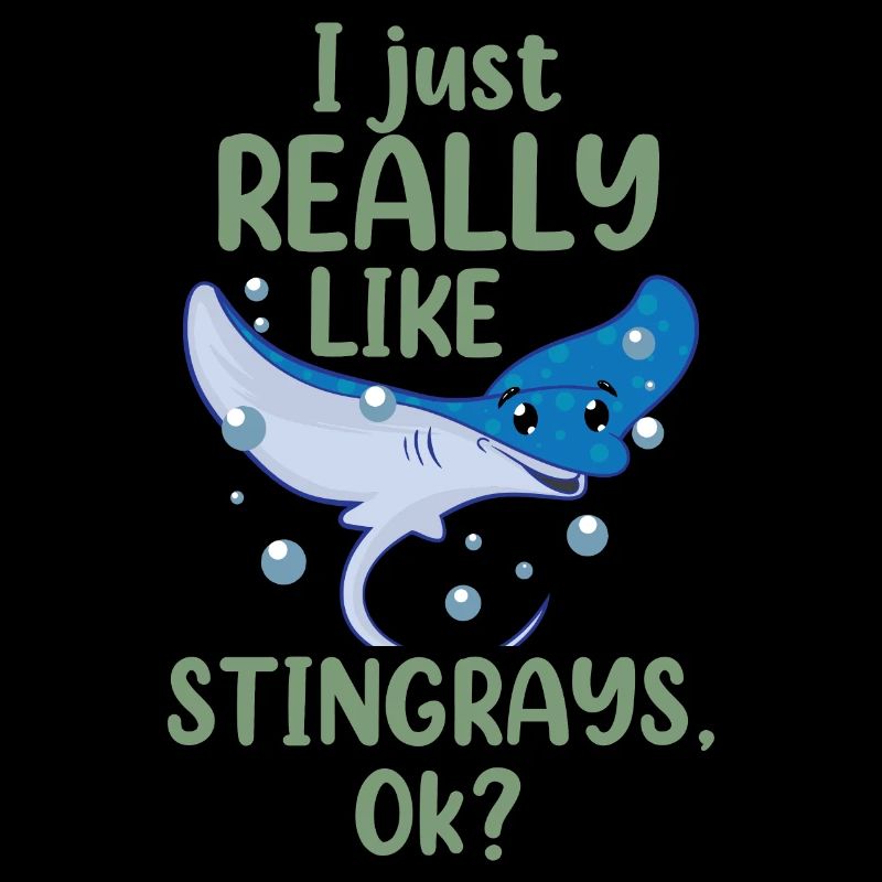 J’aime vraiment Stingrays OK Funny Stingray Sea