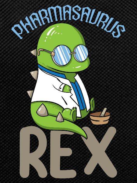 Pharmasaurus Rex Funny Pharmacist Dinosaur